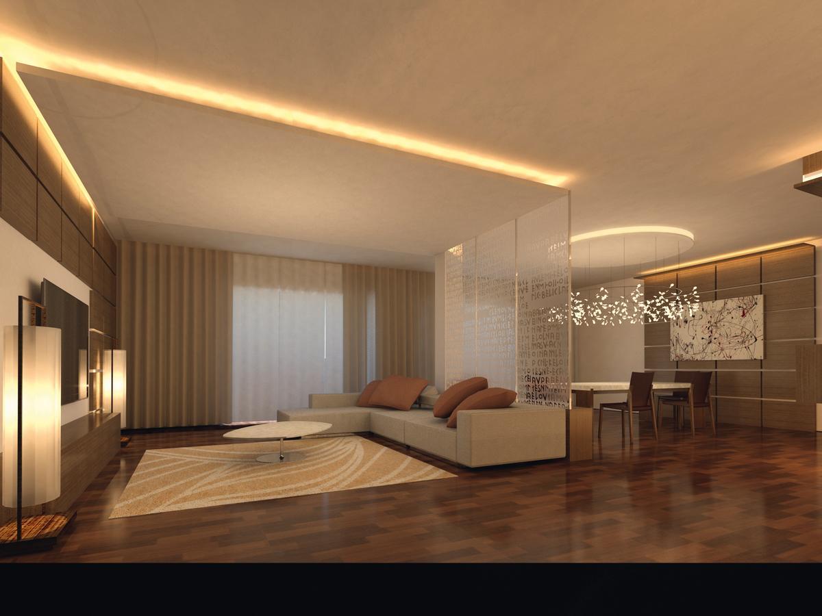 Moevenpick Hotel Du Lac Tunis Exterior foto 3D rendering of a living room