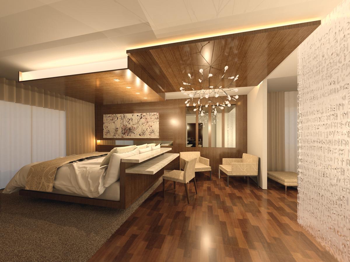 Moevenpick Hotel Du Lac Tunis Exterior foto 3D rendering of a bedroom