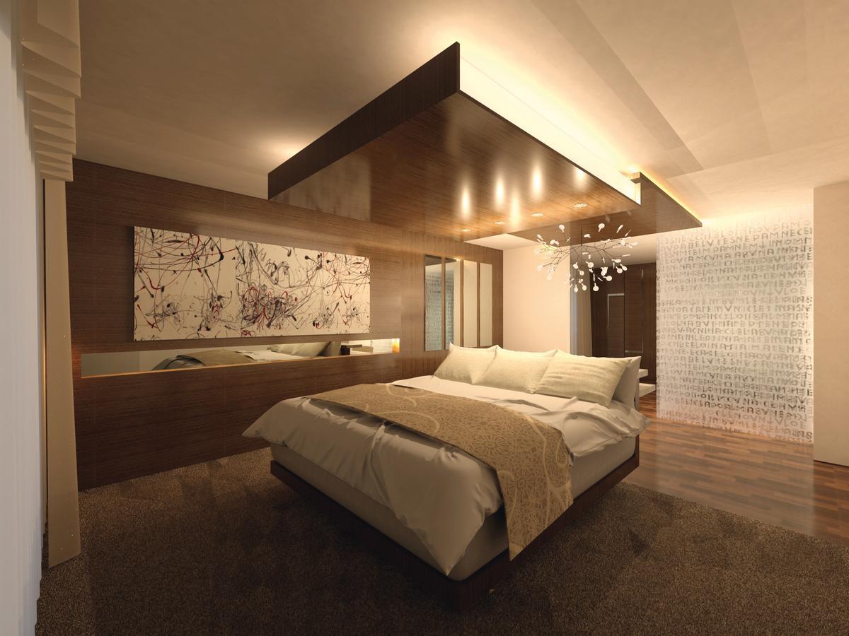 Moevenpick Hotel Du Lac Tunis Exterior foto 3D rendering of a bedroom