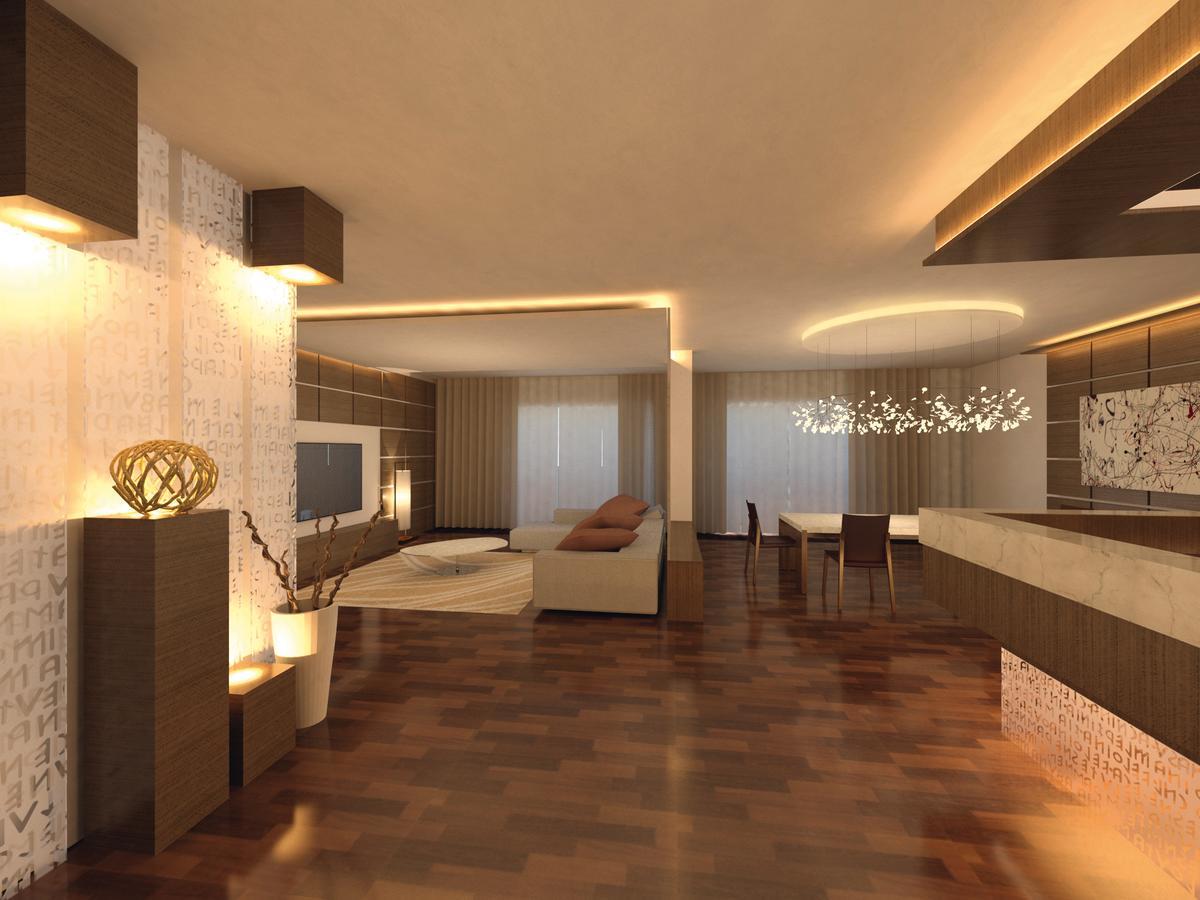Moevenpick Hotel Du Lac Tunis Exterior foto 3D rendering of a living room